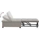  Krevet-sofa na razvlačenje Svijetlo siva 194 x 67 x 82 cm | shoptok.hr