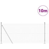 vidaXL Set nosilcev ograje Set 2 Pocinkano jeklo 10 x 1 m Vzdržljivo | Shoptok.si