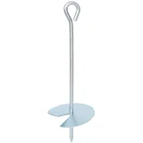Zemaljska sidra 2 pcs Srebrna Ø10 x 30 cm Galvanizirani metal