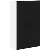 vidaXL Stenska kuhinjska omarica Črna 60 x 31 x 100 cm Konstruiran les | Shoptok.si