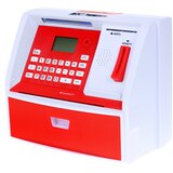  Kasica prasica u obliku bankomata s karticom za bankomat i PIN bravom - crvena | shoptok.hr