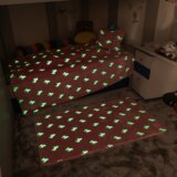 Kondela TEMPO-GLOVIS TYP 2, svetleča preproga, roza/vzorec, 80 x 150 cm | Shoptok.si