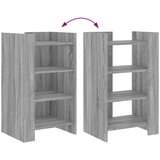  Komoda siva boja hrasta 45x35x75 cm od konstruiranog drva | shoptok.hr