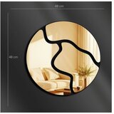WALLXPERT dekorativno ogledalo Ozgl507 gold | Eponuda.com
