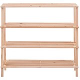 Furnova Stojalo za čevlje 4-nadstropno trden les jelke, (21954715) | Shoptok.si