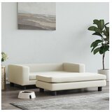 vidaXL Krevet za pse s produžetkom krem 100 x 50 x 30 cm baršunasti Cijene