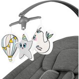Lionelo električna ljuljačka Blossom, Grey Concrete | shoptok.hr