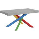 Itamoby   Volantis (90x160/420 cm) - siva, barva nog: pisana - raztegljiva jedilna miza, (20842671) Cene