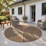 Ayyildiz Carpets Crni/smeđi okrugao unutarnji i vanjski tepih ø 160 cm Mira 1453 – | shoptok.hr