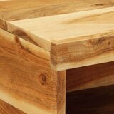  Zidni TV ormarić 60x30x19 cm puno drvo bagrem | shoptok.hr