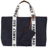 Childhome Family Bag Canvas Black putna torbica 55 x 40 x 18 cm 1 kom | shoptok.hr