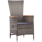  7-dijelni vrtni blagovaonski set s jastucima sivi | shoptok.hr