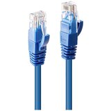 Lindy 48018 RJ45 omrežni kabel\, Patch kabel CAT 6 U/UTP 2.00 m modra 1 kos, (20419765) | Shoptok.si