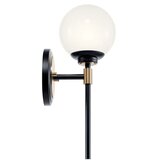  Kichler KL-BENNO1-BK-CPZ - LED kupatilska svetiljka BENNO 2xG9/3W/230V zlatna IP44 | Eponuda.com