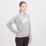 Nike Sweater majica 'Essential' siva melange / bijela | shoptok.hr