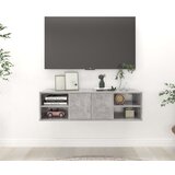  Stenska polica siva 102x30x29 cm iverna plošča, (20620881) | Shoptok.si