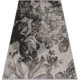RugsX Preproge Preproga v videzu sisala FLOORLUX 20491 CVETJE 160x230 cm Siva | Shoptok.si