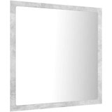 VidaXL LED kopalni&amp;scaron;ko ogledalo betonsko sivo 40x8,5x37 cm iverna pl. Slike