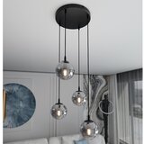  Visilica na sajli COSMO 4xE14/10W/230V prečnik 40 cm crna/siva | Eponuda.com