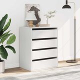 Kutna komoda s ladicama bijela 60x41x76cm od konstruiranog drva | Eponuda.com