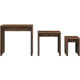  Gnezdeći Kafić 3 pcs Staro drvo 60 x 35 x 56 cm | shoptok.hr