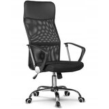 Shumee Topeshop KRZESŁO NEMO CZARNE office /computer chair Padded seat Mesh backrest | shoptok.hr