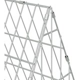  Kletka za piščance srebrna 215 x 55 x 55 cm Cinkana jeklena, (5000204310) | Shoptok.si