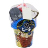 Gusarski set za pijesak, kanta, kanta za zalijevanje, cjedilo - set od 6 komada. | Shoptok.si