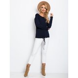 BASIC Feel Good Blouse-RV-BZ-5122.13P-navy blue | shoptok.hr
