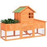  Kavez za zečeve 170 x 63 x 113 cm od masivne borovine | shoptok.hr