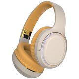 INF Brezžične čez-uhesne slušalke Bluetooth 5.3, 16-urna avtonomija in LED Khaki, (5000296246) | Shoptok.si