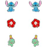 Disney Stitch Set naušnica 3 para, posrebren | shoptok.hr