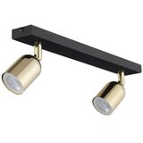 SPOT svetiljka TOP 2xGU10/10W/230V crna/zlatna | Eponuda.com