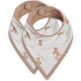 Jollein 2 dijelni set pamučnih podbradnjaka teddy bear | shoptok.hr