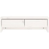  Stalak za monitor bijeli 50 x 27 x 15 cm od masivne borovine | shoptok.hr