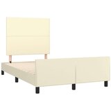  Okvir za krevet s uzglavljem krem 120x200 cm od umjetne kože | shoptok.hr
