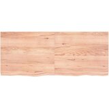  Zidna polica svjetlosmeđa 120x50x(2-4) cm obrađena hrastovina | shoptok.hr
