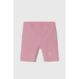 Guess Otroške kratke hlače roza barva