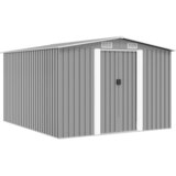  Vrtno spremište 257 x 298 x 178 cm metalno sivo | shoptok.hr