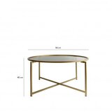 Hanah home Club sto Zlatno Sun S404 83x40x83cm Zlatno | Eponuda.ba