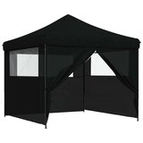 Šator za svadbe - šator za zabave Crna 292 x 292 x 315 cm Oxford tkanina | shoptok.hr