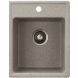 granitna usadna sudopera xQuadro 40 bež 400x500 Ø90
