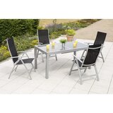 Gardenson Vrtna Garnitura Carrara, 5-Delno, Črna | Shoptok.si