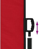  Uvlačiva bočna tenda 140 x 600 cm crvena | shoptok.hr