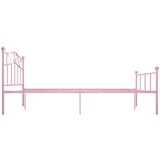 vidaXL Okvir za krevet ružičasti metalni 140 x 200 cm | shoptok.hr