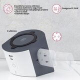 LG 694500 PRODUZNI BLOK SA BEZICNIM PUNJACEM 10W 2X2P+E 1XUSB-A 1XUSB-C INDIKACIJA 2M (TAUPE/T.SIVA) | ePonuda.com