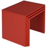 Hanah home SHP-103-KK-1 red nesting table Cene