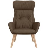  Stolica za opuštanje od tkanine smeđa | shoptok.hr