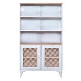 Hanah home polica za knjige goose white oak
