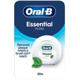 Oral-b Konac za zube voskirani Essential, Menta, 50 m Cene
